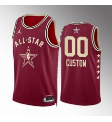 Men 2024 All Star Active Player Custom Crimson Game Swingman Stitched Basketball Jersey Men 2024 All Star Active Player Custom Crimson Game Swingman Stitched Basketball Jersey