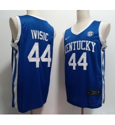 Men Kentucky Wildcats #44 Zvonimir Ivisic Blue Stitched NCAA Jersey Men Kentucky Wildcats #44 Zvonimir Ivisic Blue Stitched NCAA Jersey