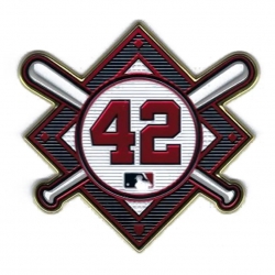 Jackie Robinson Day 42 MLB Jersey Sleeve Patch Braves