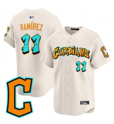 Men Cleveland Guardians 11 Jos E9 Ram EDrez Cream Graffiti Barrio Edition Vapor Limited Stitched Baseball Jersey Men Cleveland Guardians 11 Jos E9 Ram EDrez Cream Graffiti Barrio Edition Vapor Limited Stitched Baseball Jersey