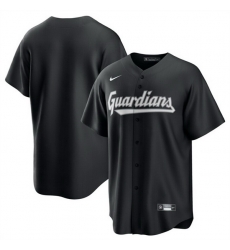Men Cleveland Guardians Blank Black Lights Out Limited Stitched Baseball Jersey Men Cleveland Guardians Blank Black Lights Out Limited Stitched Baseball Jersey