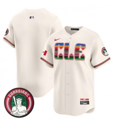 Men Cleveland Guardians Blank Cream Mexico Vapor Premier Limited Stitched Baseball Jersey Men Cleveland Guardians Blank Cream Mexico Vapor Premier Limited Stitched Baseball Jersey