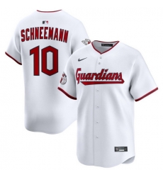 Men Cleveland Guardians Nike White Home Limited Jersey Schneemann Daniel 10 Men Cleveland Guardians Nike White Home Limited Jersey Schneemann Daniel 10