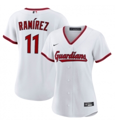 Women Cleveland Guardians 11 Jos E9 Ram EDrez White Cool Base Stitched Baseball Jersey 28Run Small 29 Women Cleveland Guardians 11 Jos E9 Ram EDrez White Cool Base Stitched Baseball Jersey 28Run Small 29