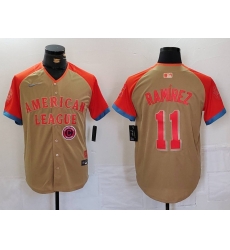 Men American League 11 Jos E9 Ram EDrez Cream 2024 All Star Limited Stitched Jersey 5 Men American League 11 Jos E9 Ram EDrez Cream 2024 All Star Limited Stitched Jersey 5