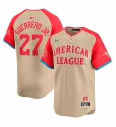 Men American League 27 Vladimir Guerrero Jr Cream 2024 All Star Limited Stitched Jersey Men American League 27 Vladimir Guerrero Jr Cream 2024 All Star Limited Stitched Jersey