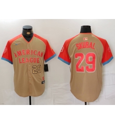 Men American League 29 Tarik Skubal Cream 2024 All Star Limited Stitched Baseball Jersey 1 Men American League 29 Tarik Skubal Cream 2024 All Star Limited Stitched Baseball Jersey 1
