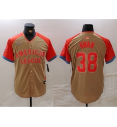 Men American League 38 Steven Kwan Cream 2024 All Star Limited Stitched Jersey 6 Men American League 38 Steven Kwan Cream 2024 All Star Limited Stitched Jersey 6