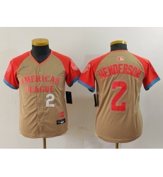 Youth American League 2 Gunnar Henderson Cream 2024 All Star Limited Stitched Jersey 2 Youth American League 2 Gunnar Henderson Cream 2024 All Star Limited Stitched Jersey 2