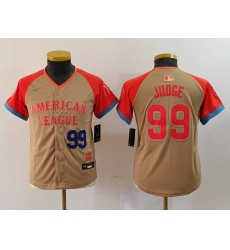 Youth American League 99 Aaron Judge Cream 2024 All Star Limited Stitched Jersey 4 Youth American League 99 Aaron Judge Cream 2024 All Star Limited Stitched Jersey 4