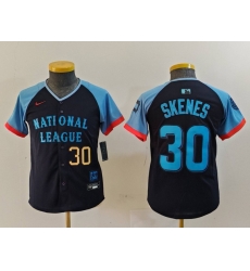 Youth National League 30 Paul Skenes Navy 2024 All Star Limited Stitched Baseball Jersey 1 Youth National League 30 Paul Skenes Navy 2024 All Star Limited Stitched Baseball Jersey 1