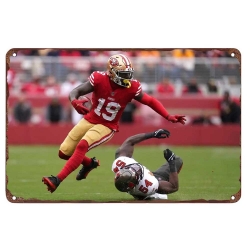 San Francisco 49ers Aluminum Sign Deebo Samuel 002