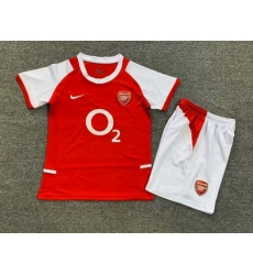 Youth Retro Soccer Jerseys Arsena Red 02 04 Youth Retro Soccer Jerseys Arsena Red 02 04