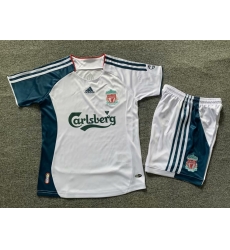 Youth Retro Soccer Jerseys Livepool White Youth Retro Soccer Jerseys Livepool White