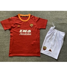 Youth Retro Soccer Jerseys Roma Red Youth Retro Soccer Jerseys Roma Red