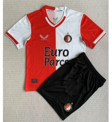 Youth Soccer Jersey Feyenoord Red White Youth Soccer Jersey Feyenoord Red White