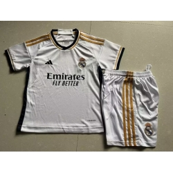 Youth Soccer Jersey Real Madrid White 23 24