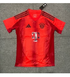 Men 2024 2025 Soccer Jersey Bayren Red Home Men 2024 2025 Soccer Jersey Bayren Red Home