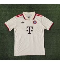 Men 2024 2025 Soccer Jersey Bayren White Away Men 2024 2025 Soccer Jersey Bayren White Away