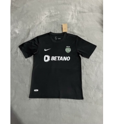 Men 2024 2025 Soccer Jersey Lisbon Black Men 2024 2025 Soccer Jersey Lisbon Black