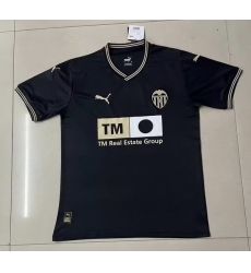 Men 2024 2025 Soccer Jersey VALENCIA Black Men 2024 2025 Soccer Jersey VALENCIA Black