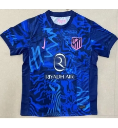 Men 2024 2025 Soccer Jersey atletico madrid Blue Men 2024 2025 Soccer Jersey atletico madrid Blue