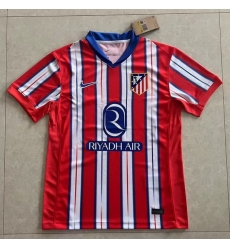 Men 2024 2025 Soccer Jersey atletico madrid Red White Men 2024 2025 Soccer Jersey atletico madrid Red White