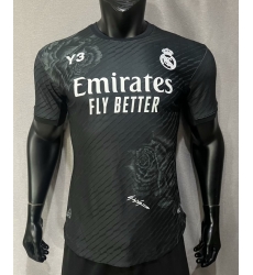 Men 2024 Soccer Jersey Real Madrid CF Black Men 2024 Soccer Jersey Real Madrid CF Black
