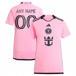 Women Inter Miami CF Custom 2024 25 Home Replica Pink