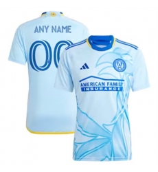 Men Atlanta United Custom 2024 25 Away Replica Light Blue Men Atlanta United Custom 2024 25 Away Replica Light Blue