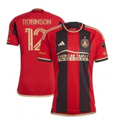 Men Atlanta United Miles Robinson 2023 24 Home Replica Black Men Atlanta United Miles Robinson 2023 24 Home Replica Black