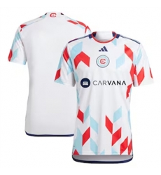 Men Chicago Fire Blank 2024 25 Away Replica White Men Chicago Fire Blank 2024 25 Away Replica White