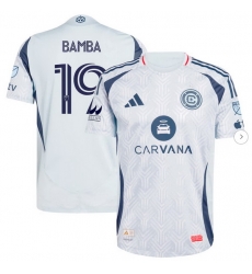 Men's Chicago Fire Jonathan Bamba adidas Light Blue 2025 The Municipal Kit Authentic Player Jersey Men's Chicago Fire Jonathan Bamba adidas Light Blue 2025 The Municipal Kit Authentic Player Jersey