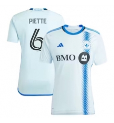 Men CF Montreal Samuel Piette 2024 25 Away Replica Light Blue Men CF Montreal Samuel Piette 2024 25 Away Replica Light Blue