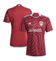 Men Colorado Rapids Blank 2024 25 Home Replica Red Men Colorado Rapids Blank 2024 25 Home Replica Red