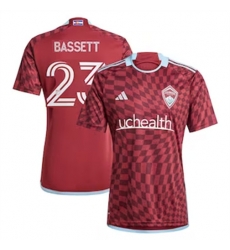 Men Colorado Rapids Colorado Rapidse Bassett 2024 25 Home Replica Red Men Colorado Rapids Colorado Rapidse Bassett 2024 25 Home Replica Red