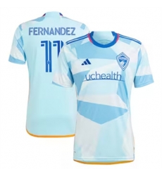 Men Colorado Rapids Omir Fernandez 2024 25 Away Replica Light Blue Men Colorado Rapids Omir Fernandez 2024 25 Away Replica Light Blue