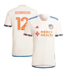 Men FC Cincinnati Miles Robinson 2024 25 Away Replica White Men FC Cincinnati Miles Robinson 2024 25 Away Replica White