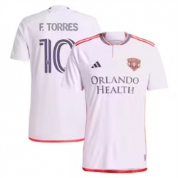 Men Orlando City SC Facundo Torres 2024 25 Away Replica White