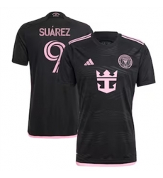 Men Inter Miami CF Luis Suarez 2024 25 Away Replica Black Men Inter Miami CF Luis Suarez 2024 25 Away Replica Black