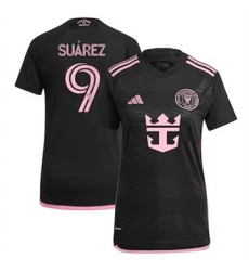 Women Inter Miami CF Luis Suarez 2024 25 Away Replica Black Women Inter Miami CF Luis Suarez 2024 25 Away Replica Black