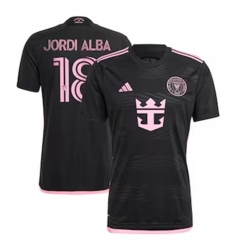 Youth Inter Miami CF Jordi Alba 2024 25 Away Replica Black Youth Inter Miami CF Jordi Alba 2024 25 Away Replica Black