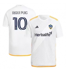 Men LA Galaxy Riqui Puig 2024 25 Home Replica White Men LA Galaxy Riqui Puig 2024 25 Home Replica White