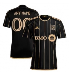 Men Los Angeles FC Custom 2024 25 Home Replica Black Men Los Angeles FC Custom 2024 25 Home Replica Black