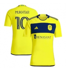 Men Nashville SC Hany Mukhtar 2024 25 Home Replica Yellow Men Nashville SC Hany Mukhtar 2024 25 Home Replica Yellow