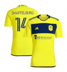 Men Nashville SC Jacob Shaffelburg 2024 25 Home Replica Yellow Men Nashville SC Jacob Shaffelburg 2024 25 Home Replica Yellow