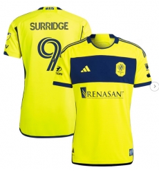 Mens Nashville SC Sam Surridge adidas Yellow 2024 The 615 Kit Authentic Player Jersey