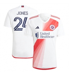Men New England Revolution Dejuan Jones 2023 24 Away Replica White Men New England Revolution Dejuan Jones 2023 24 Away Replica White