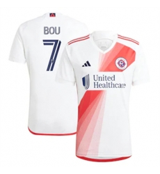 Men New England Revolution Gustavo Bou 2023 24 Away Replica White Men New England Revolution Gustavo Bou 2023 24 Away Replica White