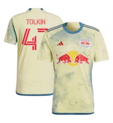 Men New York Red Bulls John Tolkin 2023 24 Daniel Patrick Replica Yellow